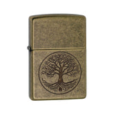 Zippo Windproof Metal Lighter | Tree of Life